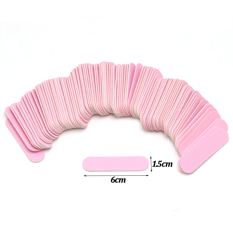 10/20 Pcs Nail Files Professional 180 240 Griting Disposable Wooden Mini Nails Accessories Manicure Supplies Nail Art Tools Set