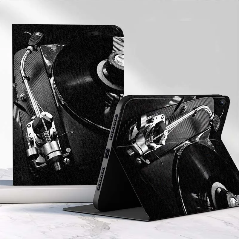 

Cool Music Records Pattern For Samsung Galaxy Tab S11 A11 A9 A8 S6 A 10.1 A7 10.4 Plus 2025 2023 2022 Tablet Case
