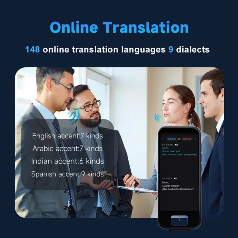 Super Sale Portable Smart AI Translator Pen Realtime Online Languages Translation Voice Photo Scanner AI Translater Device
