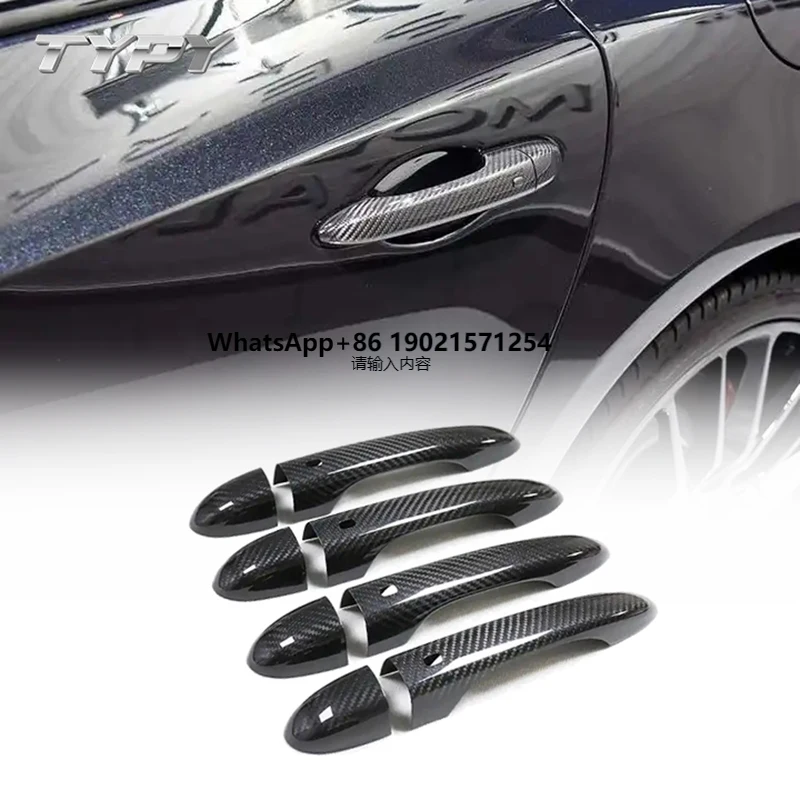 

Car Carbon Fiber Decoration Sport Style Door Handle Accessories for Maserati Levante Ghibli Quattroporte