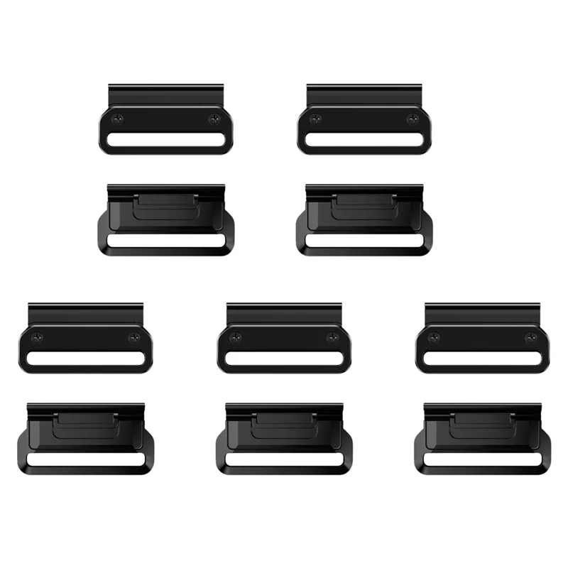 A37T-10Pcs 26Mm Quick Fit Metal Adapter For Garmin Watch Band, Watch Buckles Accessories