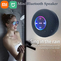 Xiaomi MIJIA Wireless Bluetooth Speaker IPX4 Waterproof Loudspeaker Long lasting Mini Stereo LED Sound Box With Powerful Suction