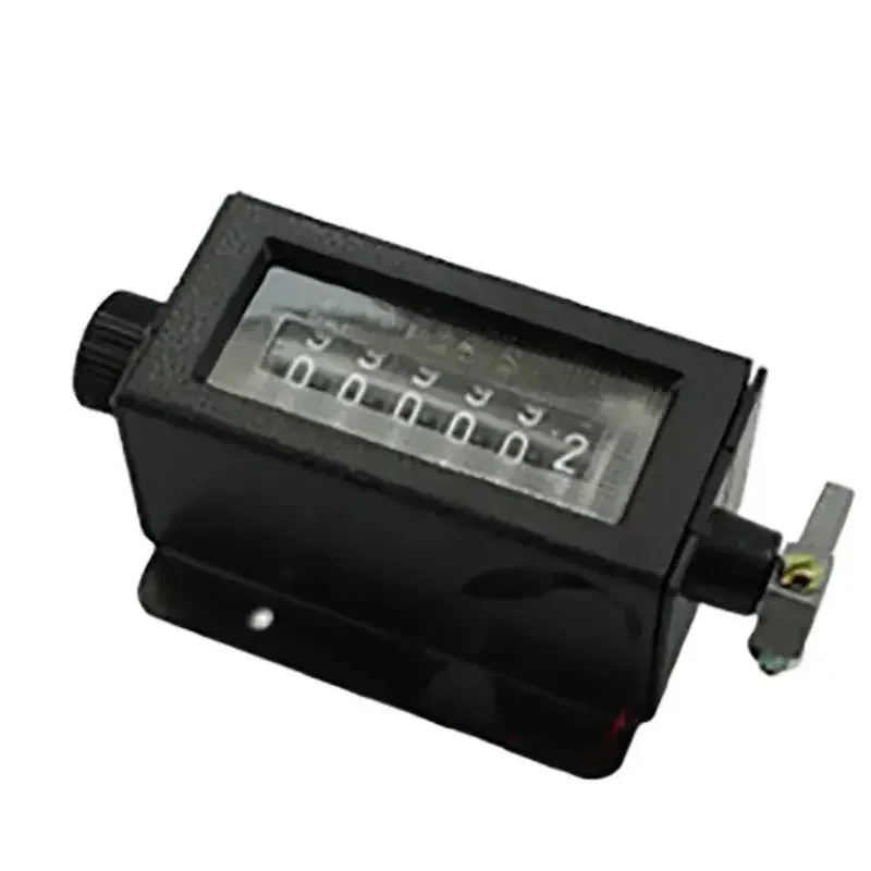 D94-S 6-digit Counters Pull Mechanical Counter Clockwise Rotation Manual Reset Industrial Revolution Table 0-999999