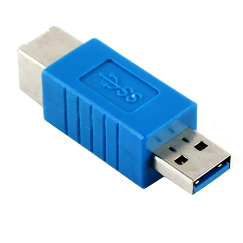 Adapter USB3.0 typu A męsko-żeński na B męsko-żeński Adapter USB3.0 do drukowania szybkiego skanera adaptera do transmisji danych