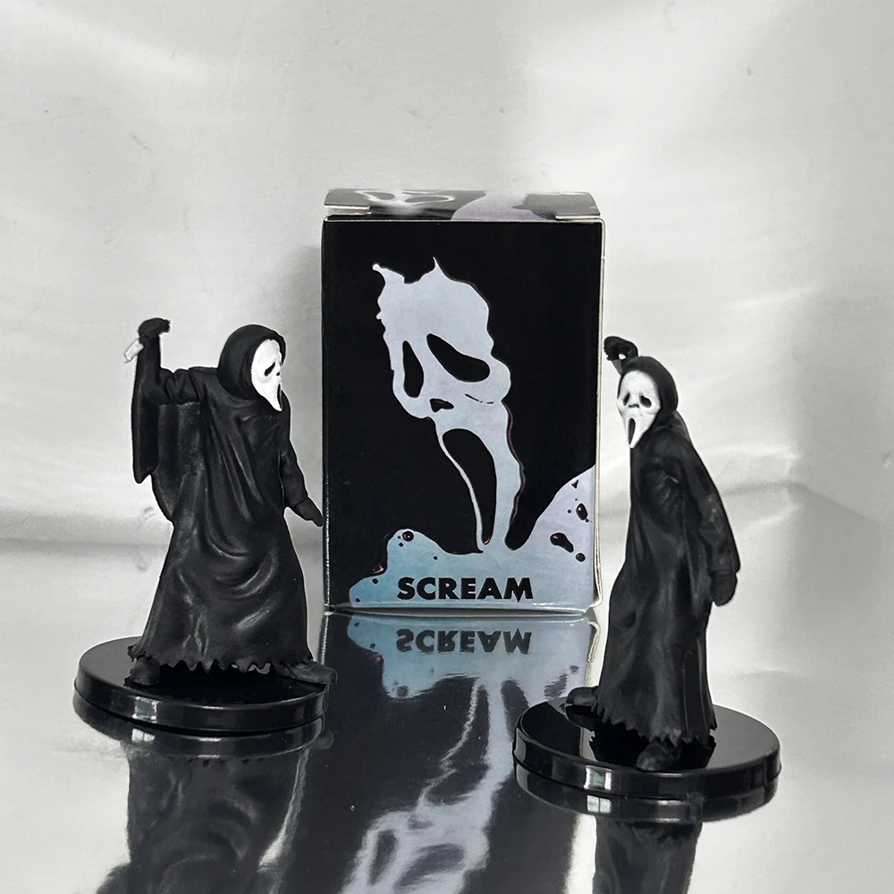 Ghostface الرعب الشكل الراهبة بيلي جري الحديدية دمية 6 سنتيمتر سطح المكتب الديكور لعبة دمية نموذج هدايا عيد الميلاد Helloween #1