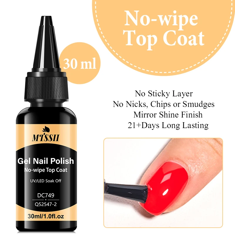 2 قطعة 30 مللي قاعدة هلام لا مسح معطف فوقي مسمار طقم فني لتقوم بها بنفسك مانيكير UV LED الورنيش لتصميم الأظافر سهلة التطبيق تألق طويل الأمد #3