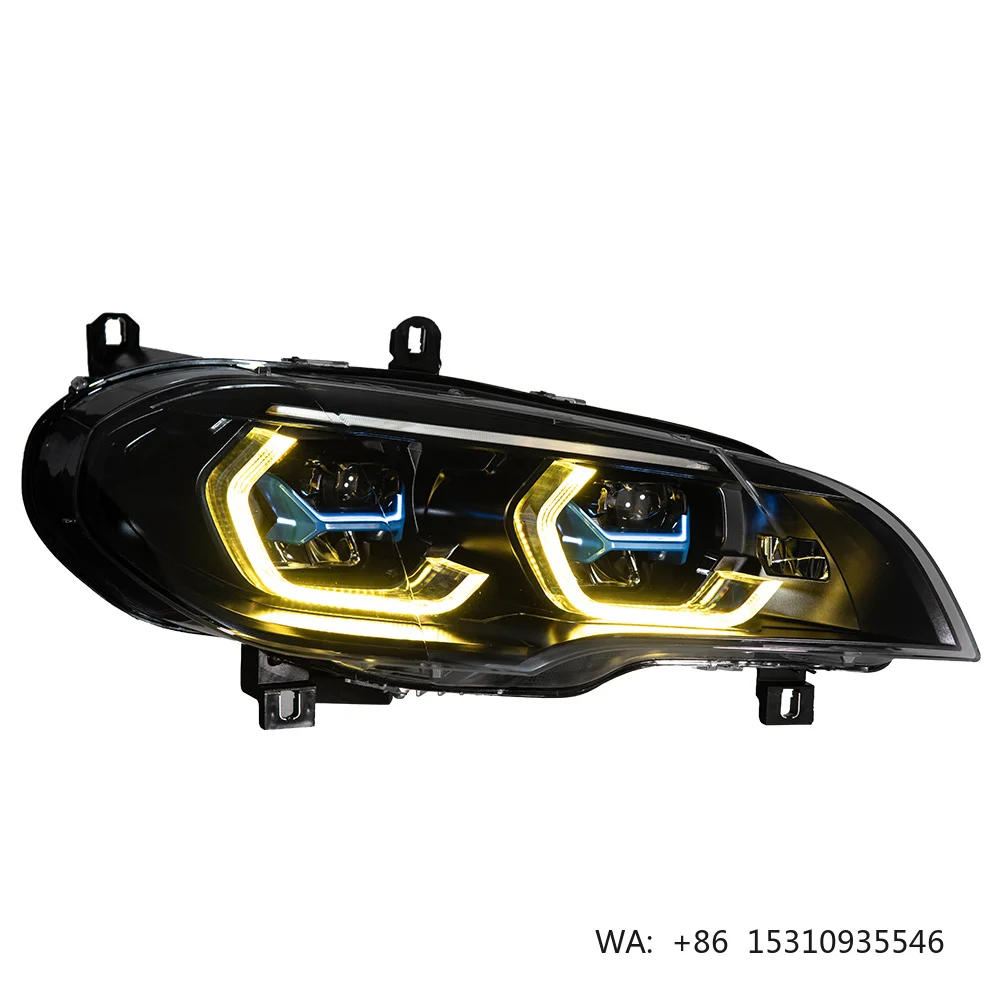 2PCS AKD Car Styling Head Lamp for BMW X5 E70 2007-2013 Projector Lens Front Light DRL Signal Automotive Accessory