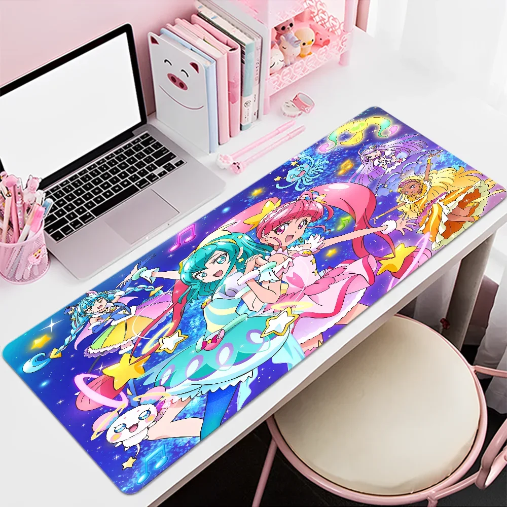 Precure Hirogaru Sky Rubber XXL Table Mat Student Mousepad Gamer Computer Keyboard Pad Games Pad for PC Computer Table