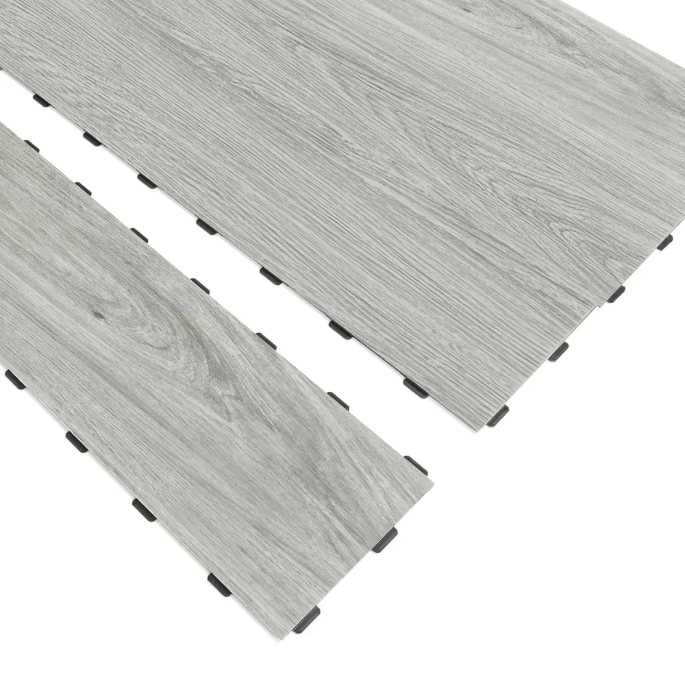 Wood Floor Plank for Kitchen,-Resistant, Reusable - 36 x 6 Inch, 18-Pack Cover 27 Sq. Ft, Garden Floor Boards