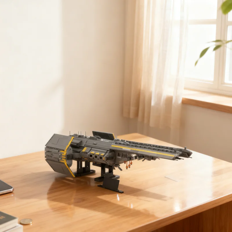 

7756pcs MOC Helldivers 2 Superdestroyer Icons Model Building Blocks Creative Display Gift Collectible Decor Kids Premium Adult