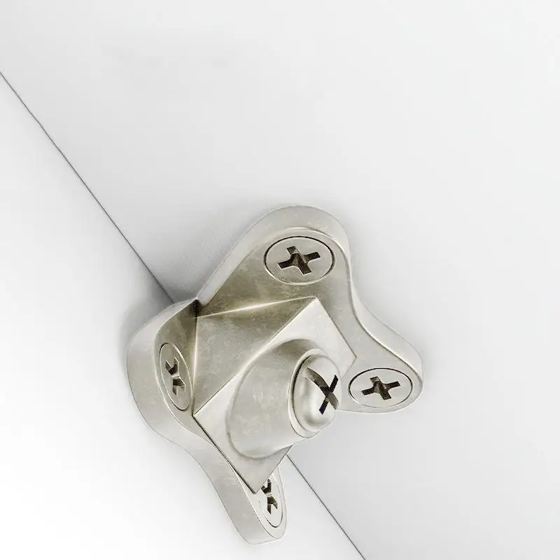 10 Stuks Zinklegering Hoekbeugels Met Schroef Verwijderbare Haakse L-vormige Ondersteuning Connector Houder Hoek Brace Voor meubels