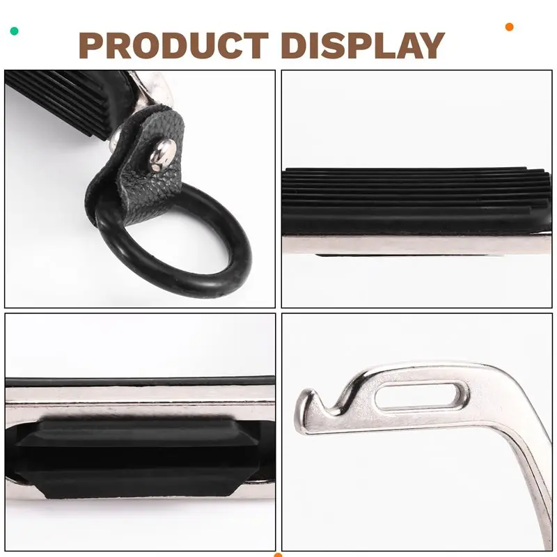 【travel-essential】for-adults-durable-steel-anti-slip-stirrups-horse-riding-safety-for-english-saddle-lightweight-metal-design