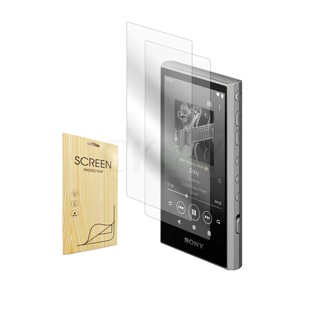 Screen Protection Shield Protective Film for Sony Walkman NW-A105 NW-A55 NW-A45 MP3 Player Accessoires (2pcs films)