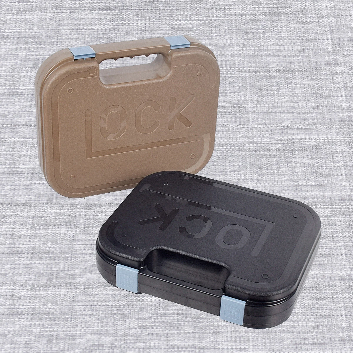 Glock ABS Pistol Case com Forro de Espuma Shell Duro, Protetor de Arma, Ferramenta Tática, Caixa De Armazenamento, Acolchoada, Caça, Suporte De Acessórios Airsoft