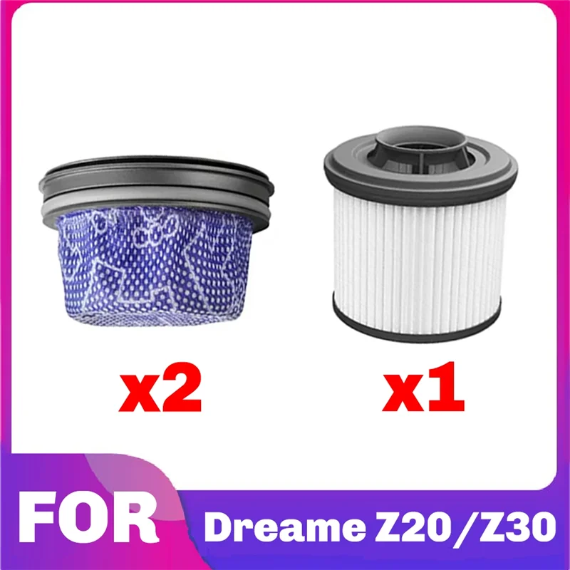 مجموعة صيانة الفلتر A05G للمكنسة الكهربائية الروبوتية Dreame Z20/Z30 - تتضمن فلتر HEPA
