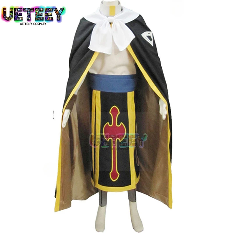 

UETEEY Ainclu Black New Fairy Tail Dragon Slayer Shadow Dragon Rogue Cheney Ryos Full set Brand Cosplay Costumes