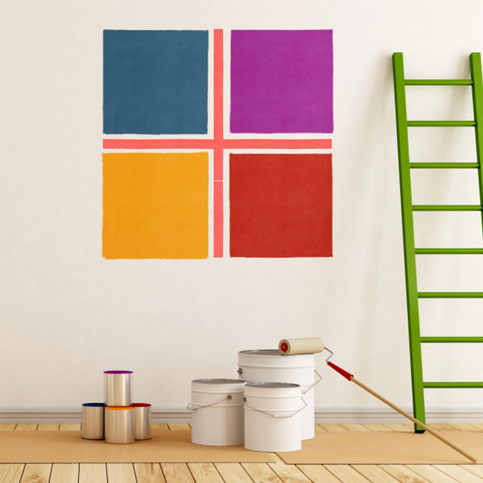 

12 Rolls Bright Colored Masking Tape for DIY Crafts Art Paper Painting Adhesive Tape Removable Easily DIY Masking Tapes