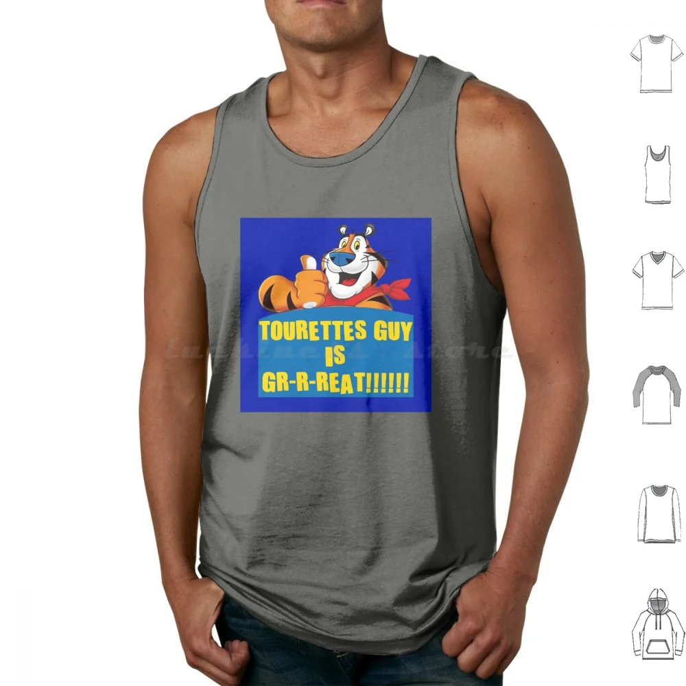 Tourettes Guy Tank Tops Vest Sleeveless Tourettes Guy