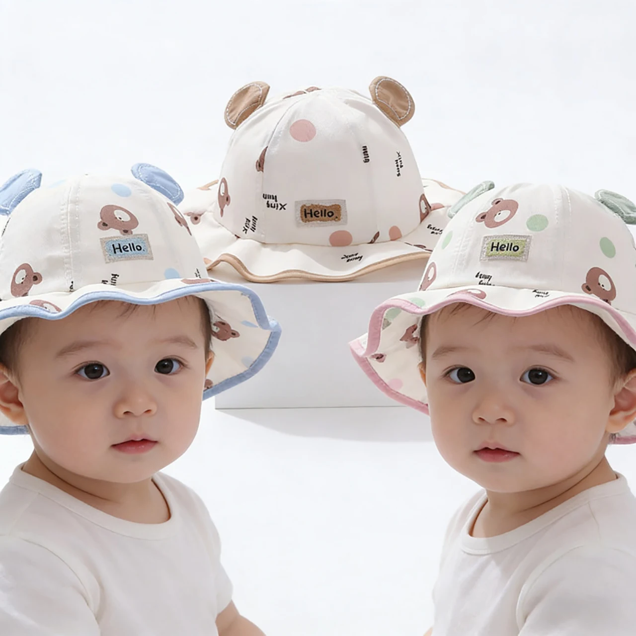Bucket Hat Cotton - Cappello da Pescatore per Bambini con