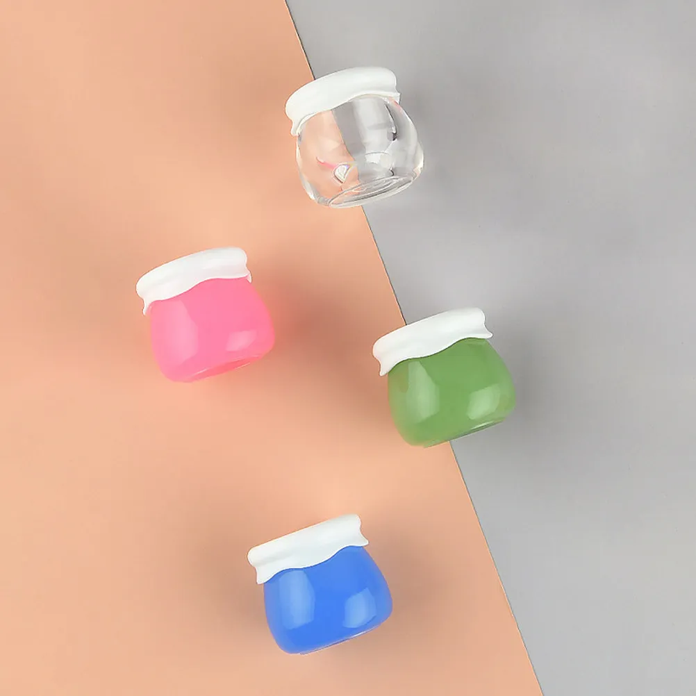 8Pcs Portable Airtight Makeup Container Jar Travel Jar for Cream Lotion Lip Scrub Sample Small Plastic Containers