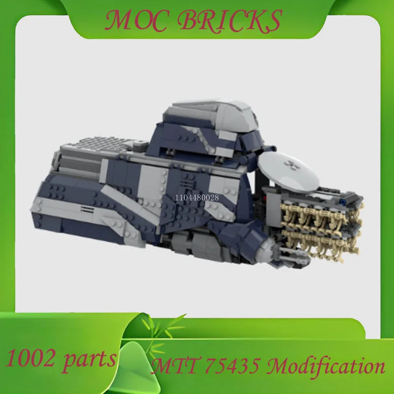 

Детали на заказ 1002, MTT 75435, модификация, космическая война, военный MOC, космический корабль, боевая модель, архитектура, сделай сам, сборная модель, подарки