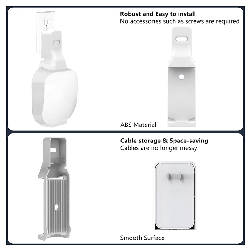 Настенный кронштейн для маршрутизатора ABMF-Wi-Fi, стабильный компактный настенный кронштейн для маршрутизатора Eero Pro 6E и Pro 6 Mesh Wi-Fi 6