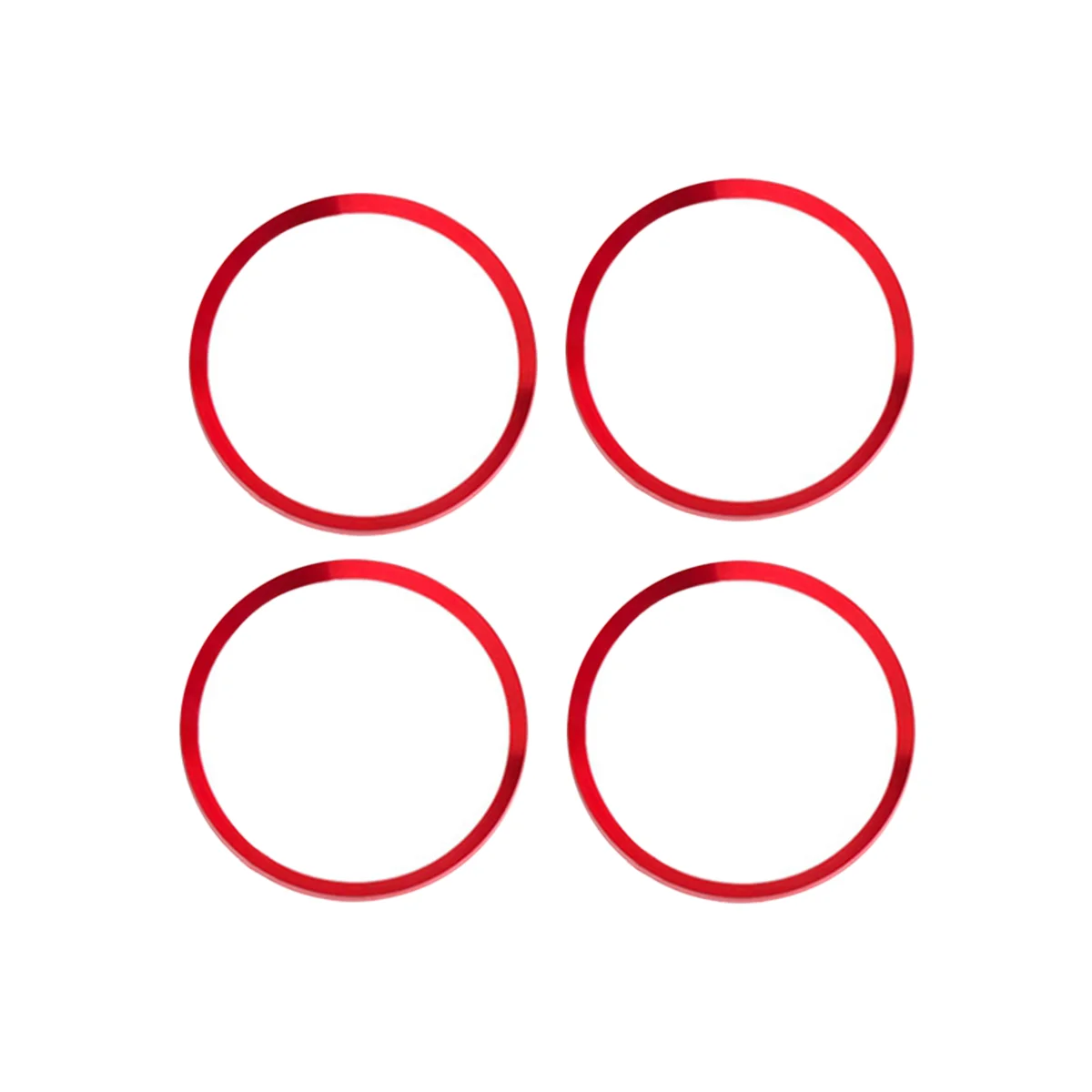 4Pcs Hubs Rings Wheel Center Caps Trim for Honda Civic 2020-2016 Rims Center Cover Decoration Aluminum Alloy