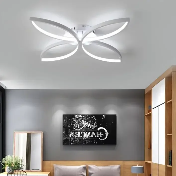 Modern ceiling lights Aluminum 4 leaves LED Ceiling Lamp Fixtures Indoor lighting for living room