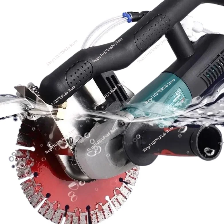 

Brushless Slotting Machine 230 Water and Electricity Trunking Concrete Wall Puncher 1-65 New Groove Cutting Wall Cutting