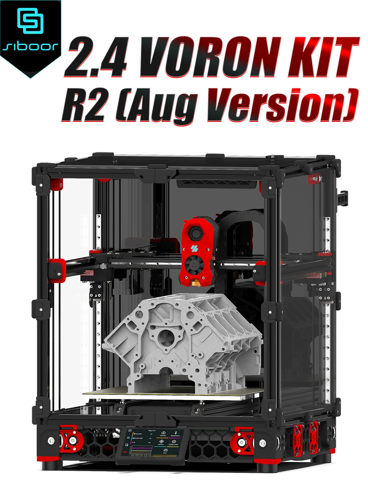 

Комплект 3D-принтера VORON 2,4 R2 DIY CoreXY, обновленный высокоточный настольный Klipper Stealthburner, беспроводное управление, 3D-принтеры V2.4