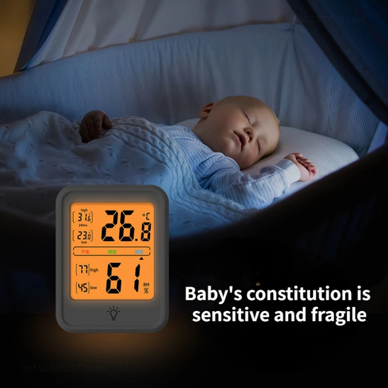 Xiaomi Temperature Humidity Meter Household Indoors High Precision Large Screen Wall Mounted Sensor Weather Station Baby Room