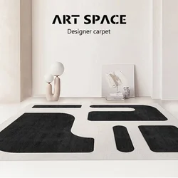 Art Design Living Room Decoration Carpet Home Large Area Thickened Rug Minimalist Rugs for Bedroom Fluffy Soft Plush Floor Mat