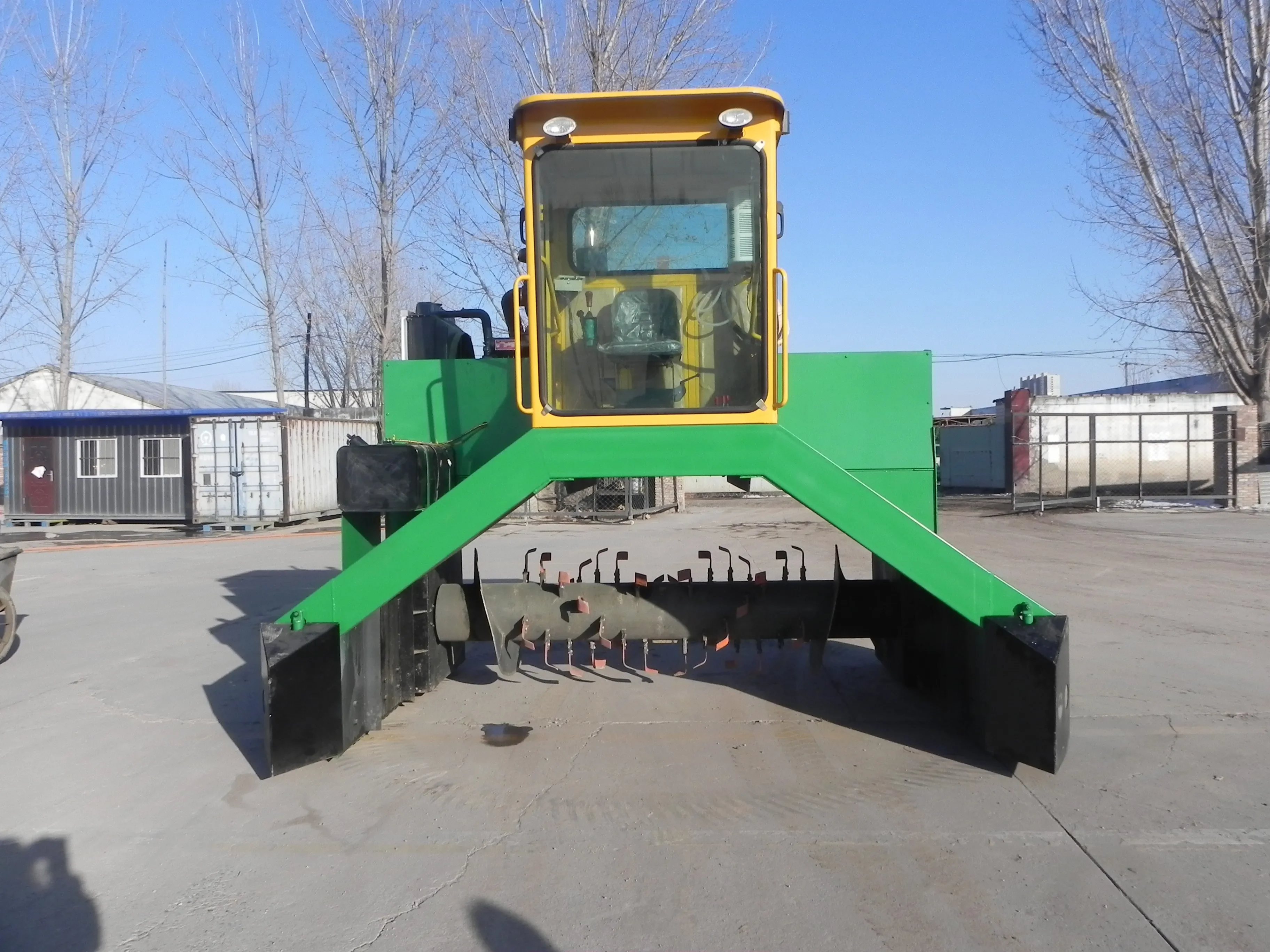 #Farm use organic fercilizer c - Compost Turner Machine 评论和价格