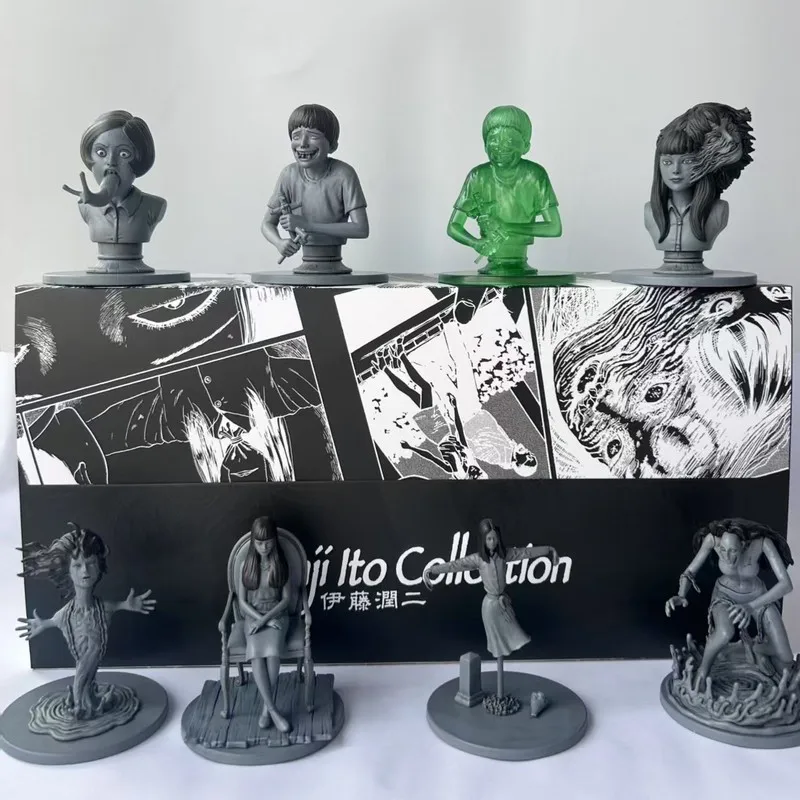 

Карманный Curse Junji Ito Collection Curse Terror Horror Comic Series Blind Box Toy Tomie Slug Girl Doll Подарочная игрушка Коллекционные украшения