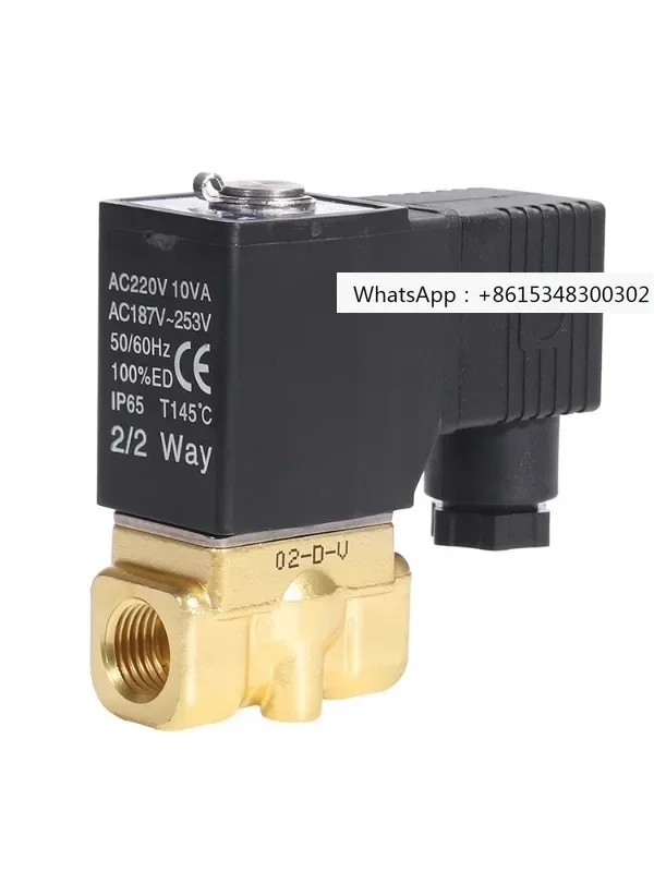 

Yadeke Genuine/AirTac2W03008 Normally Closed Fluid Valve Two way Electromagnetic Air Valve Water Valve