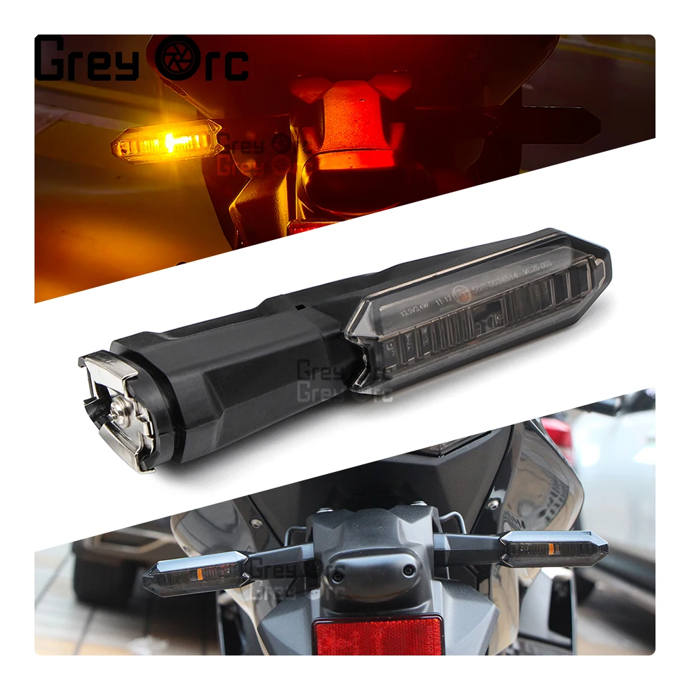 

For KAWASAKI Versys 1000 650 X250 X300 Motorcycle LED Turn Signal Indicator Lights Blinkers Front Rear Motorcycle Flasher Lamps