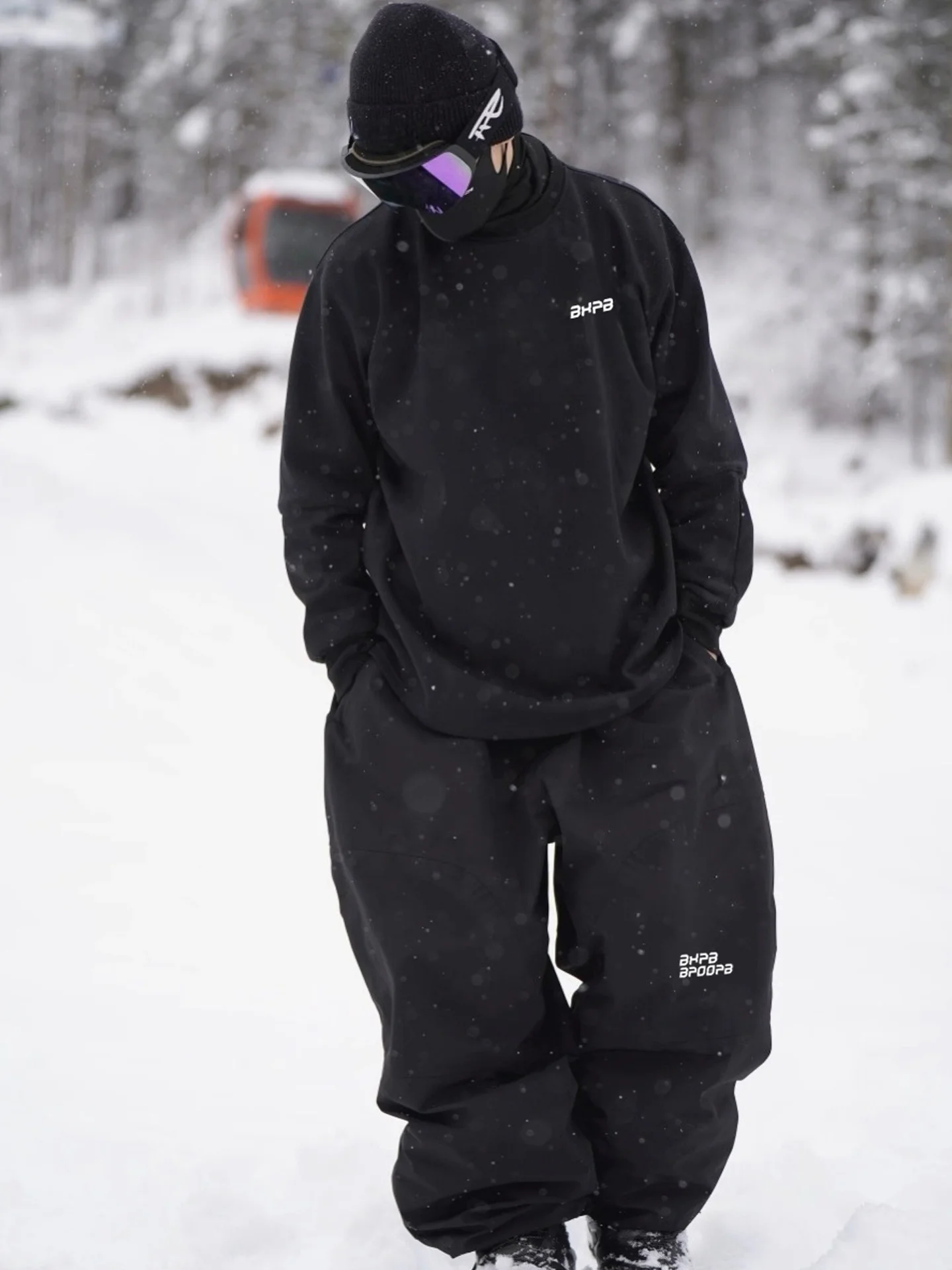 

Winter Skiing Outfit Set Men's Women's Profional Waterproof Fce Lined Warm Outdoor Cold Resistant Windproof Snowproof W...