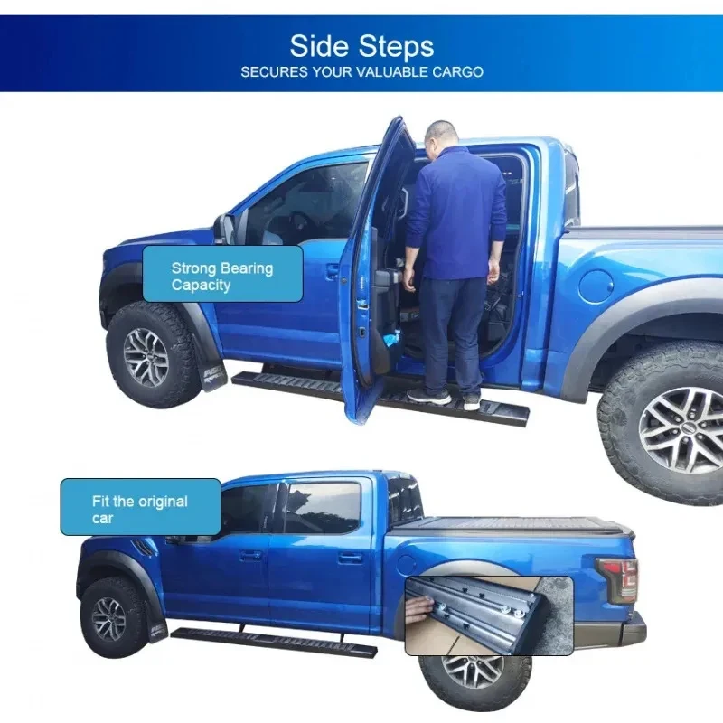 

Zolionwil Aluminum 4x4 Running Boards Side Steps for 2007-2018 Silverado 1500 No Drilling Required Factory Hot Selling