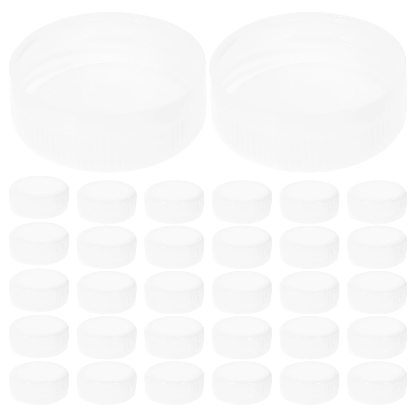 Bouchons de bouteilles en plastique colorés 30mm, 100 pièces, fournitures artisanales de bricolage, développement de l'intelligence des enfants, couvercles de bouteilles réutilisables