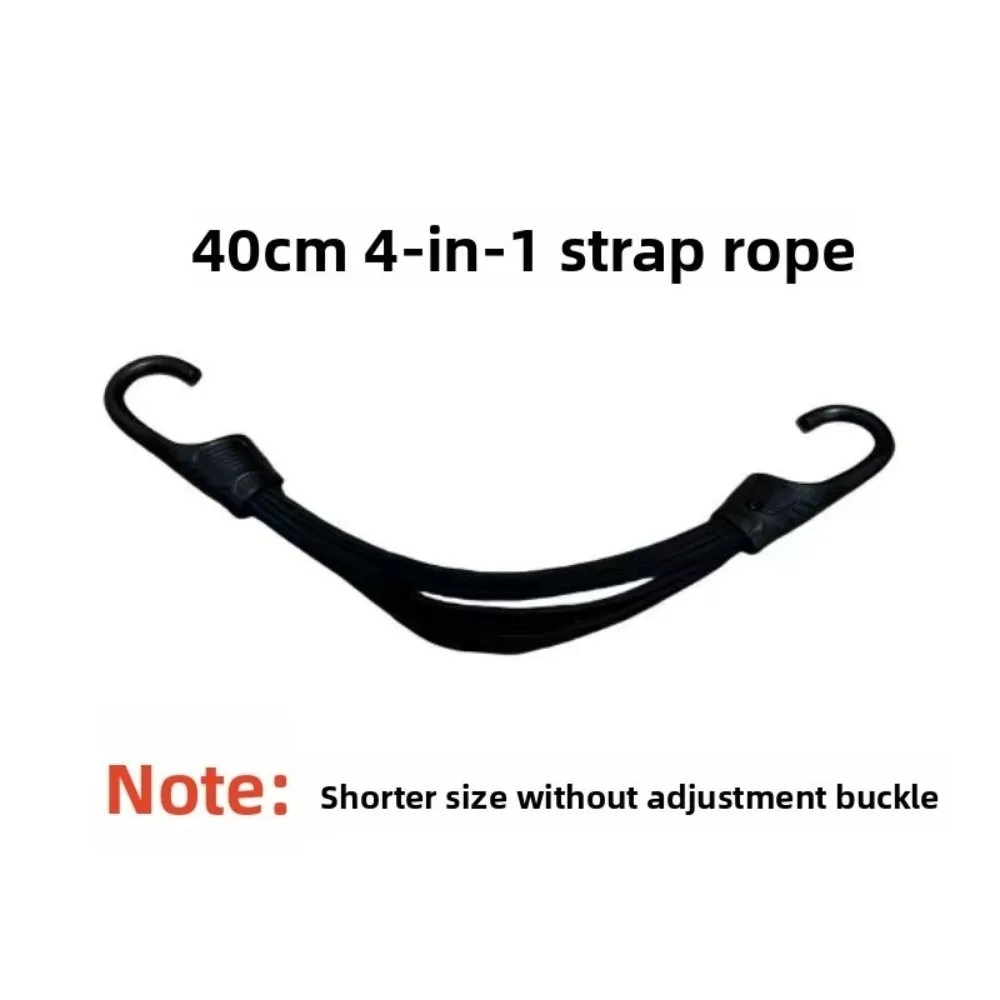 

Versatile Nylon Motorcycle Luggage Strap High-Elasticity Adjustable Helmet Rope with 2 Hooks Helmet Fixed Strap