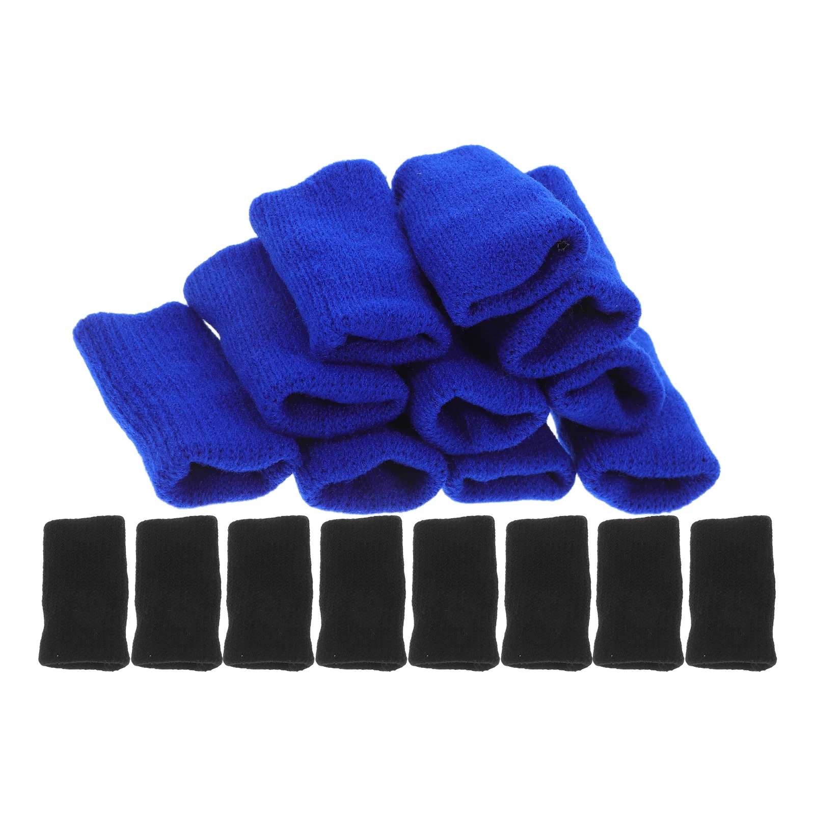 

20pcs Finger Sleeves Sports Supply Breathable Elastic Non-Slip Basketball Volleyball Running Exercise Protective Gear Reusable