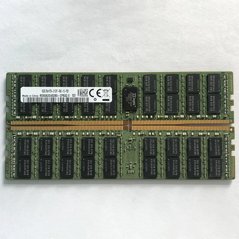 1PCS M393A2G40DB0-CPB/0Q/2Q/3Q 16G DDR4 PC4-2133P 2133 ECC REG Memória de servidor