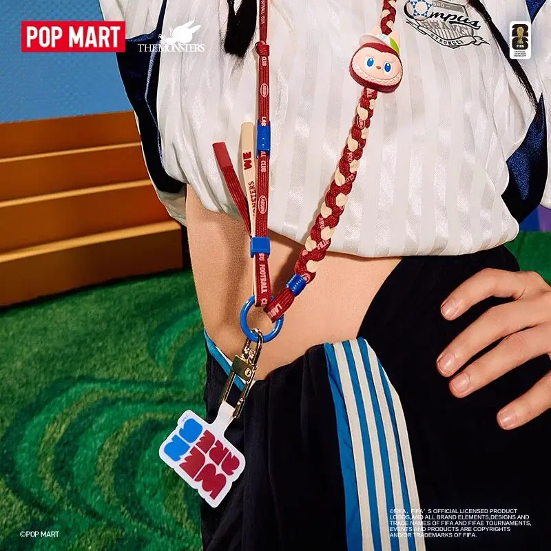 

POP MART THE MONSTERS × FIFA Series Hanging Rope Blind Box Surprise Creative Collaboration Collectible Gift in Stock