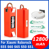 14.4V BRR-2P4S-5200S Robotic Vacuum Cleaner Replacement Battery For Xiaomi Roborock S55 S60 S65 S50 S51 S5 1S 1ST MAX S6 Parts