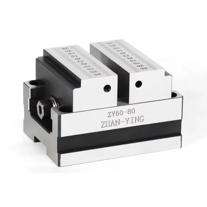 ZY60‑80 ZY70‑100 High‑Precision Self‑Centering CNC Vise, 4‑Axis 5‑Axis Turntable Concentric Flat‑Nose Vice for CNC Machining Cen