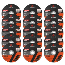 SIFANG 15pcs 3inch Resin Cutting Disc Cut Off Wheel Angle Grinder Disc Slice Fiber Reinforced for Metal Stainless Steel