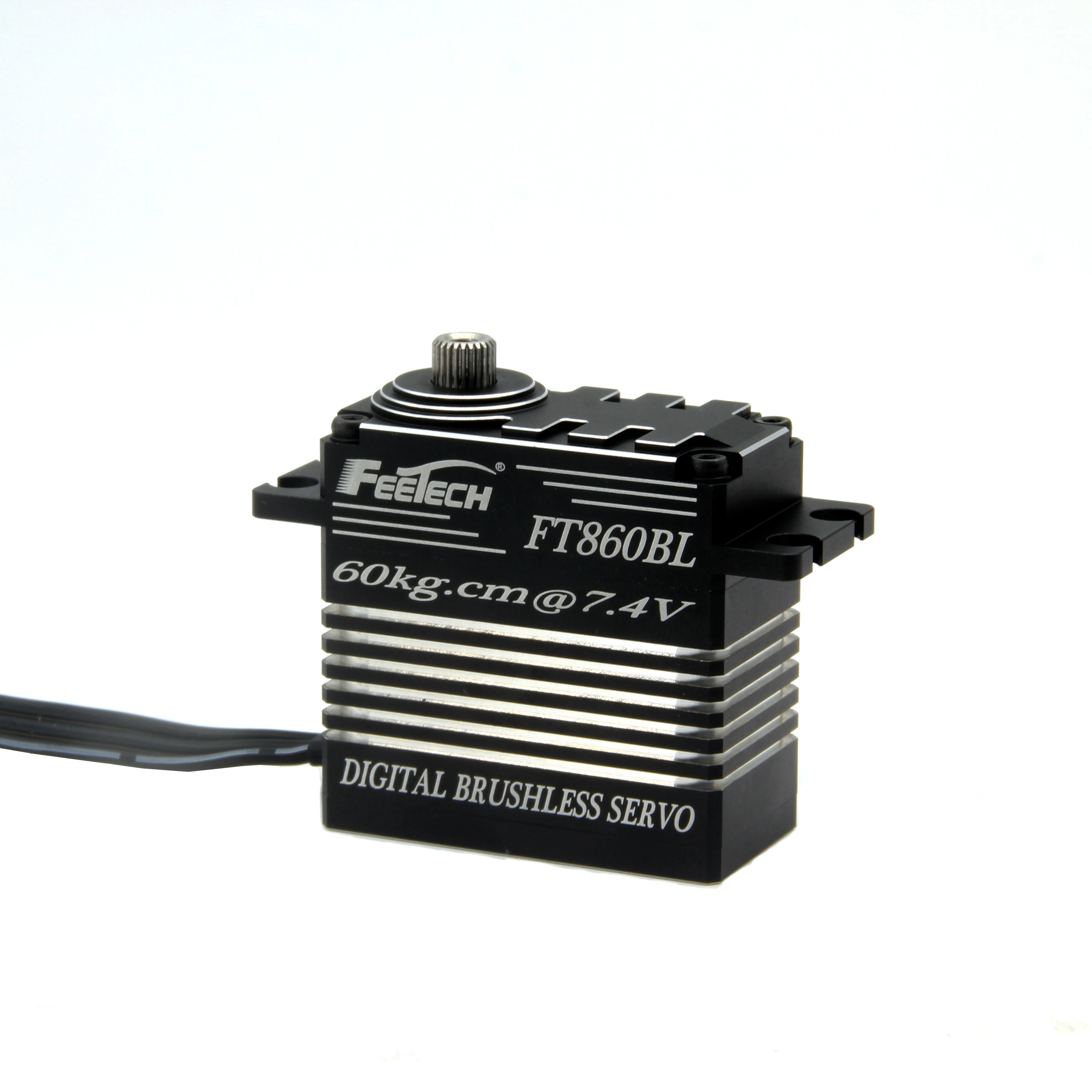 Magnetic Encoder Servo FT860BL HV 8.4V 65kg High Torque 0.1sec/60° High Speed All Metal Brushless Digital Servo for RC Models