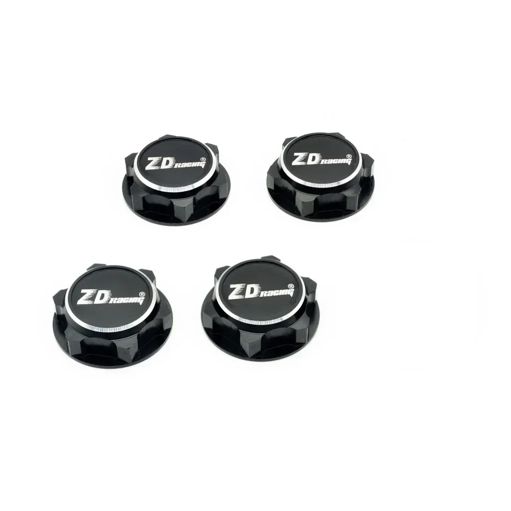 ZD Racing EX07 Aluminiowe Nakrętki Kół 17mm z Gniazdem Sześciokątnym, Pyłoszczelne, Antypoślizgowe do 1/8 1/7 Taxs X-Maxx Summit E-Revo ARRMA Buggy RC Truck