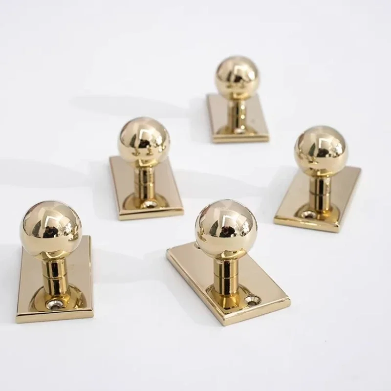 Gold Round Ball Handle Cupboard with Screws Handles for Furniture DropShipping Available/ Shoe Cabinets Surface Mounted Handle