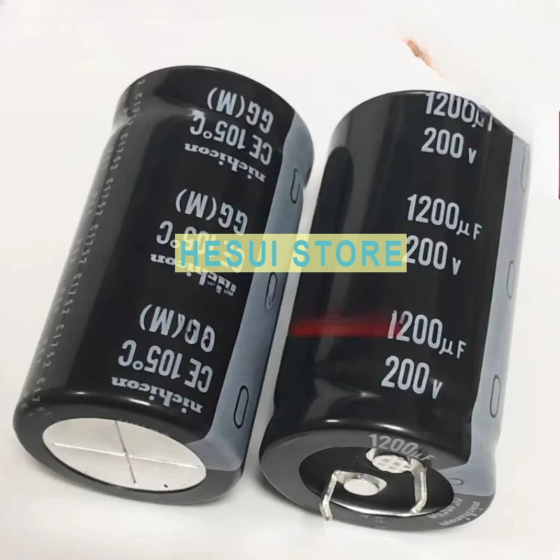 

Электролитический конденсатор Nichicon 200V1200UF 25X45 GG серии 105 градусов NICHICON для 1000 мкФ